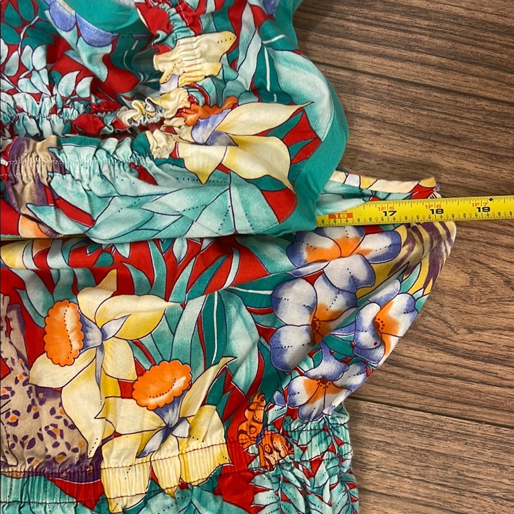 Gilligan O’Malley Vintage 1970s Cotton Hawaiian Style Maxi Dress EUC - Picture 11 of 12
